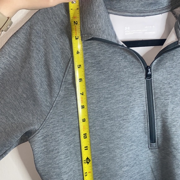 🪸NWT Grey Under Armour fitted cold-gear quarter zip! - Picture 5 of 10